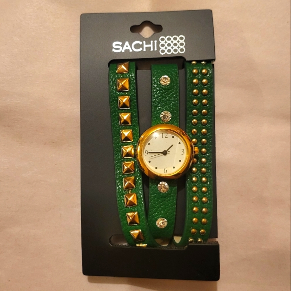 Green/Gold Watch Wrap